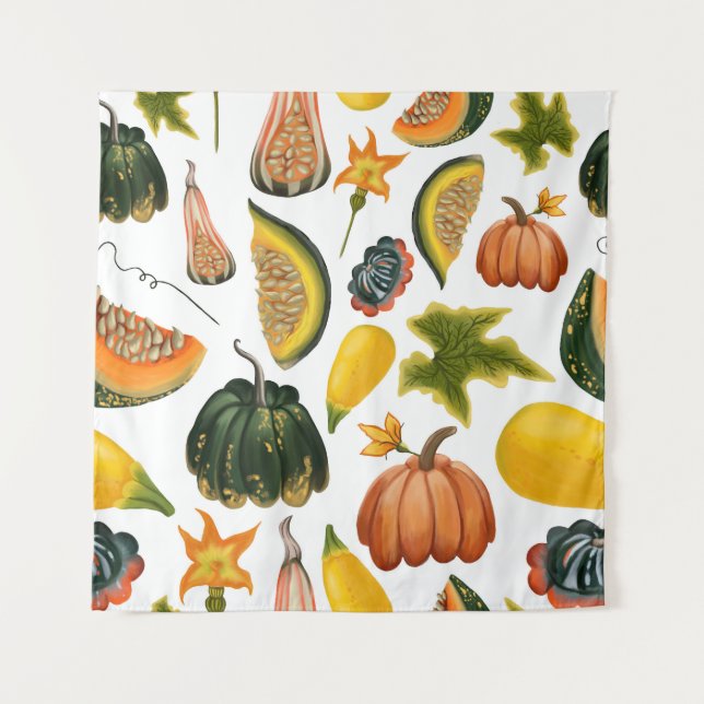 Tenture Sunflowers Été : Motif Vintage d'aquarelle (Devant)