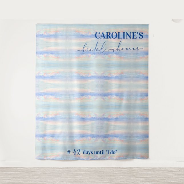 Tenture Sur Cloud Nine Pastel Fête des mariées Affiche de  (Devant)