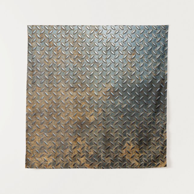 Tenture Surface métallique, arrière - plan de texture réfl (Devant)