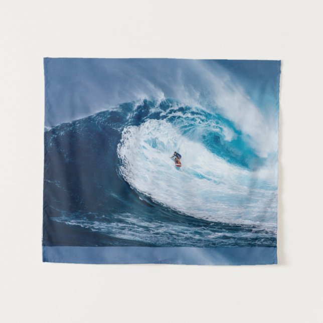 Tenture Surfer sur les Tubes (Devant (Horizontal))