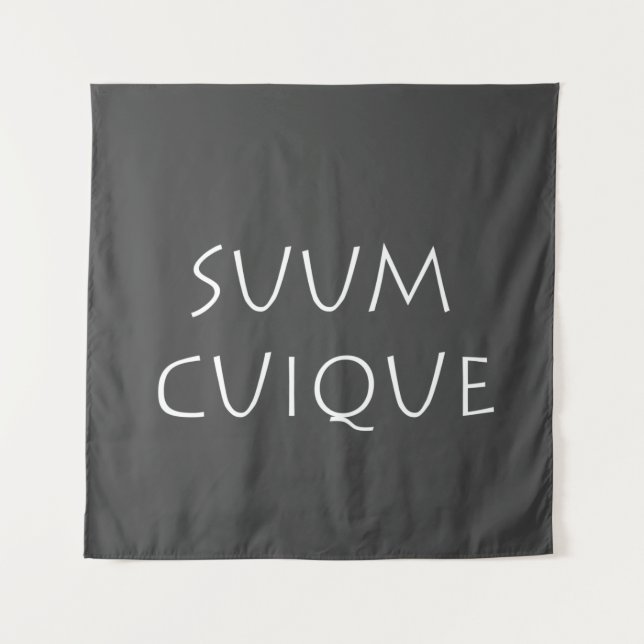 Tenture Suum cuique (Devant)