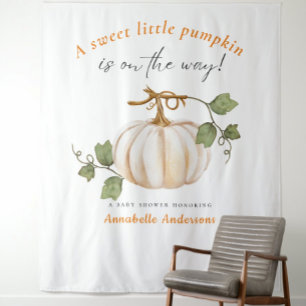 Tenture Sweet Little Citrouille sur le chemin Baby shower