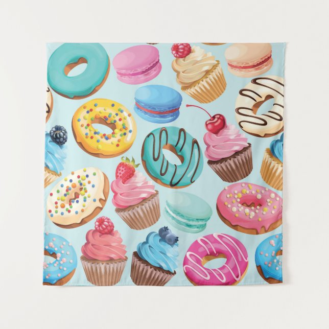 Tenture Sweet Sweet Sweets : Motif de Delight. (Devant)