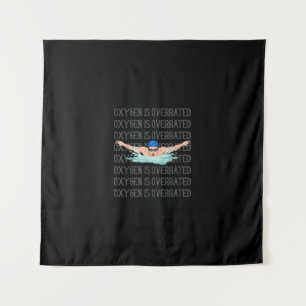 Tenture Swim Swimmer Amour Amoureux Nage Amusant Garçon Sp