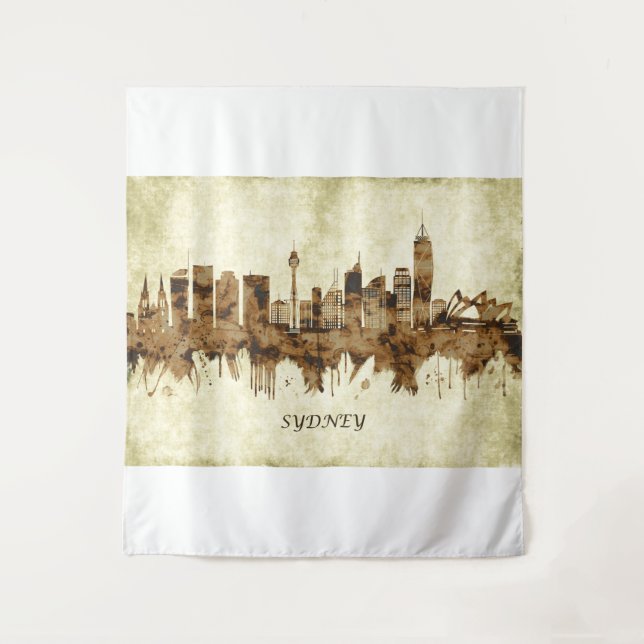 Tenture Sydney Australia Cityscape (Devant)