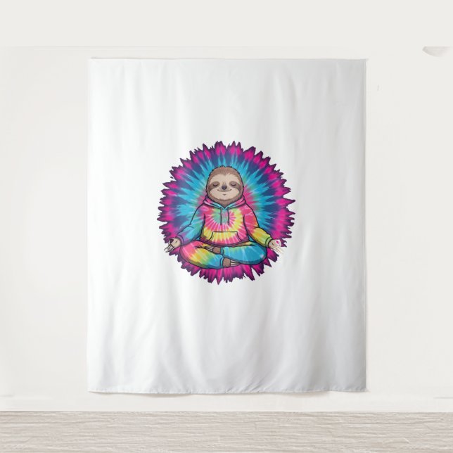 Tenture SYMBOLE DE Cravate-JOUR DE LA PARTENANCE Hippie (Devant)
