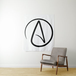 Tenture Symbole de l'athéisme - Signe athée