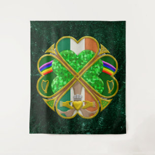 Tenture Symbole du patrimoine du trèfle celtique Inspiré d