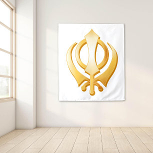 Tenture Symbole sikh Tapestry