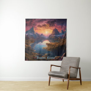 Tenture Symphonie de montagne : un mélange harmonieux de c