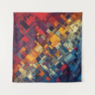 Tenture Symphonie des formes et des couleurs