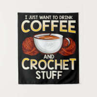 T-Shirt Crochet Café et Tricoteuse Amoureuse