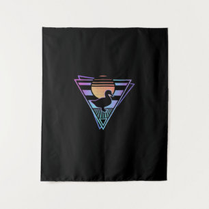 Tenture T-shirt Duck Retro 80s EDM Synthwave Cadeau