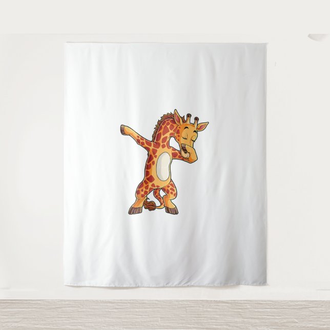 Tenture T-shirt Giraffe Dabbing Giraffes Dabe Dab Dance T (Devant)