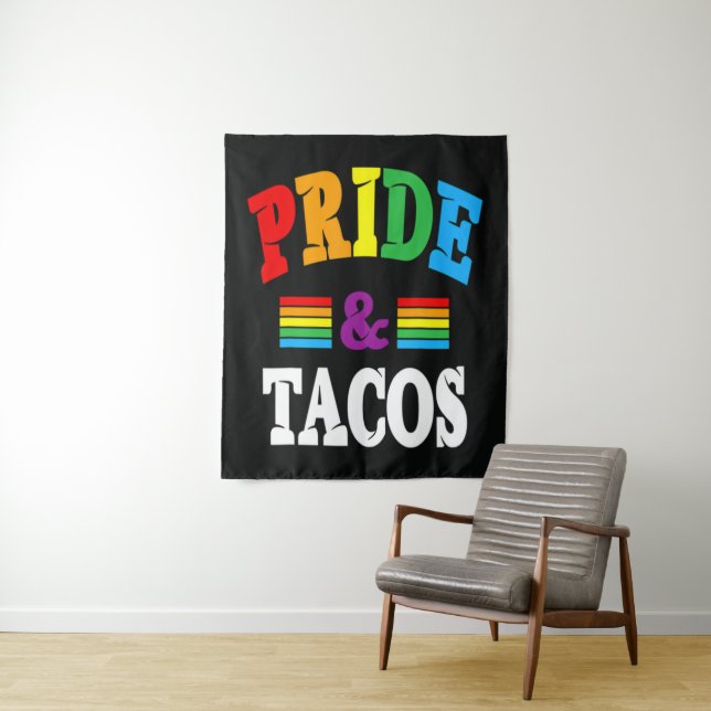 Tenture Tacos de la fierté Lgbt (En situation)