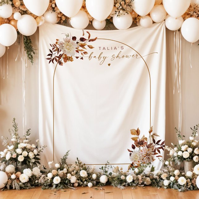 Tenture TALIA Arche en terre cuite bohème pour Baby Shower (Créateur téléchargé)