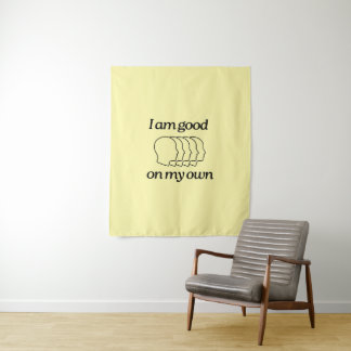 Tenture Tapestry with illustration and text