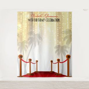 Tenture Tapis Rouge Hollywood Naissance Toile de Fond 