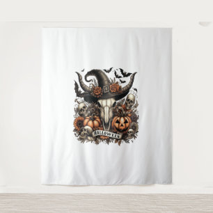 Tenture Taureau Halloween Vache