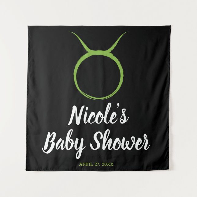 Tenture Taurus Bull Spring Astrologie Zodiac Party (Devant)