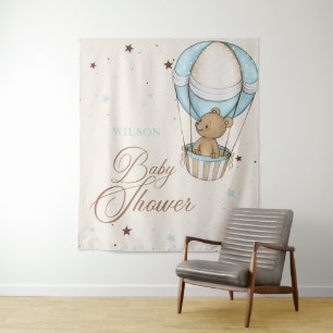 Tenture Teddy Bear Air Hot Balloon Bearly Wait Baby shower