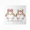 Teddy ours lesbienne mariage mignon blanc