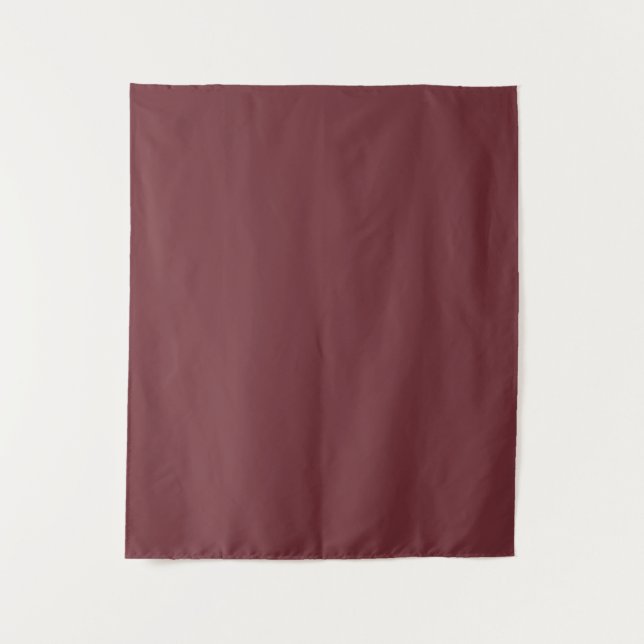 Tenture Teinte de couleur rouge vin solide (Devant)