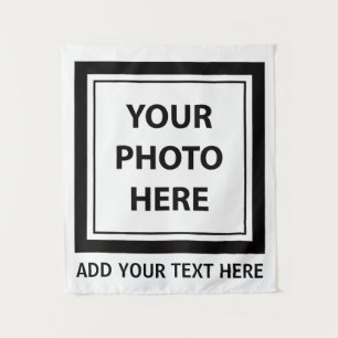 Tenture Télécharger une photo et ajouter du texte - Person