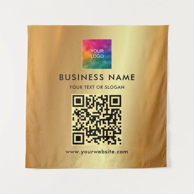 Tenture Téléchargez le logo de l'entreprise sur mesure (Devant)