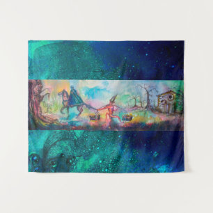 Tenture TEMPTATION Chevalier foncé et le trésor du diable,