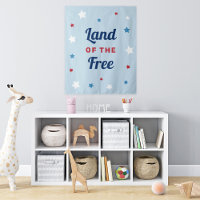 Terre de libres 4 juillet bleu