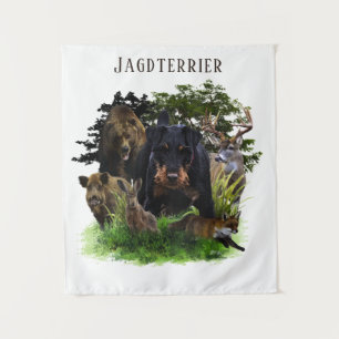 Tenture Terrier de chasse allemand (Jagdterrier)