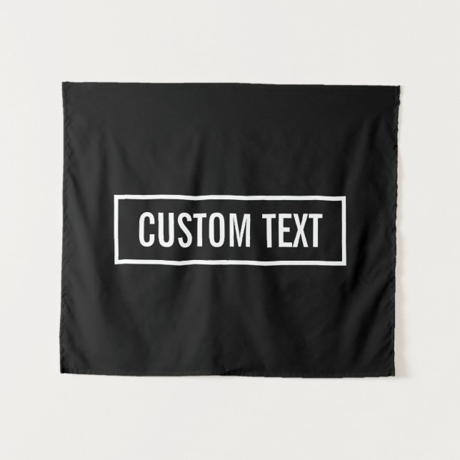 Tenture Texte éditable moderne dans un cadre de style de l (Devant (Horizontal))