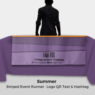 Tenture Texte Hashtag QR Hashtag Abstrait Sunset Event Tab