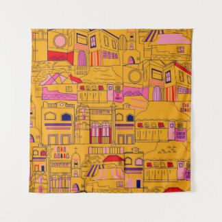 Tenture Textile mexicain Design Motif sans couture