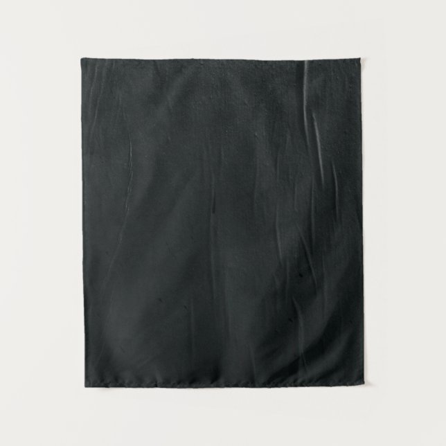 Tenture textile noir avec fil blanc (Devant)