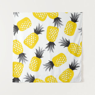 Tenture Texture ananas, Motif d'été Vintage.