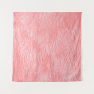 Tenture Texture de la fourrure de laine rose souple