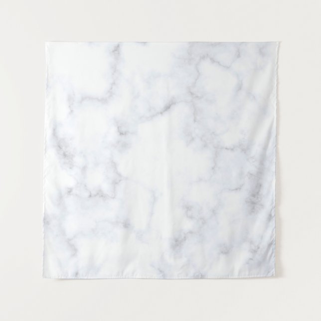 Tenture Texture de marbre motif blanc (Devant)