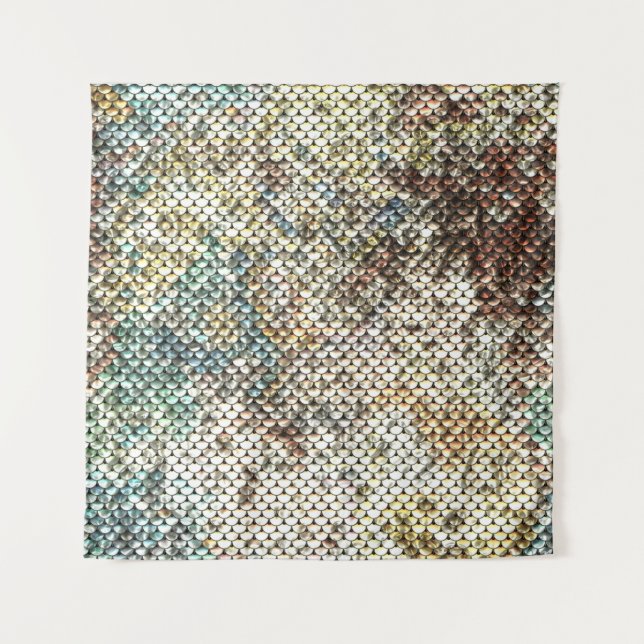 Tenture Texture de paillettes sans couture : arrière - pla (Devant)