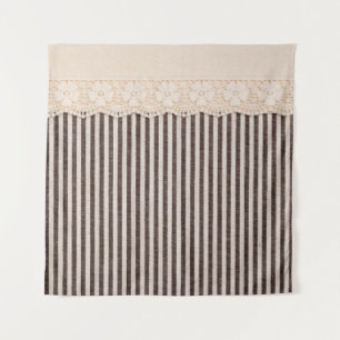 Tenture Texture de tissu textile et dentelle pour fond