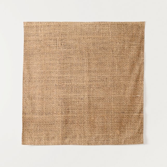 Tenture Texture de toile de jute en fond (Devant)