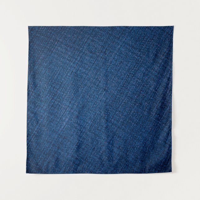 Tenture Texture des jeans denim de la marine (Devant)