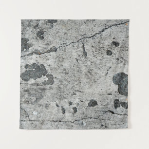 Tenture Texture d'un vieux mur de béton fêlé. Arrière-plan