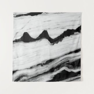 Tenture texture naturelle en marbre noir et blanc, luxueux
