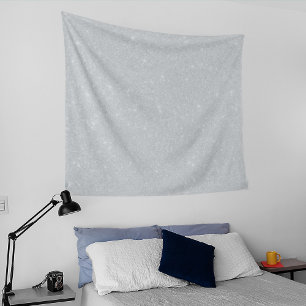 Tenture Texture Parties scintillant argent blanc brillant 