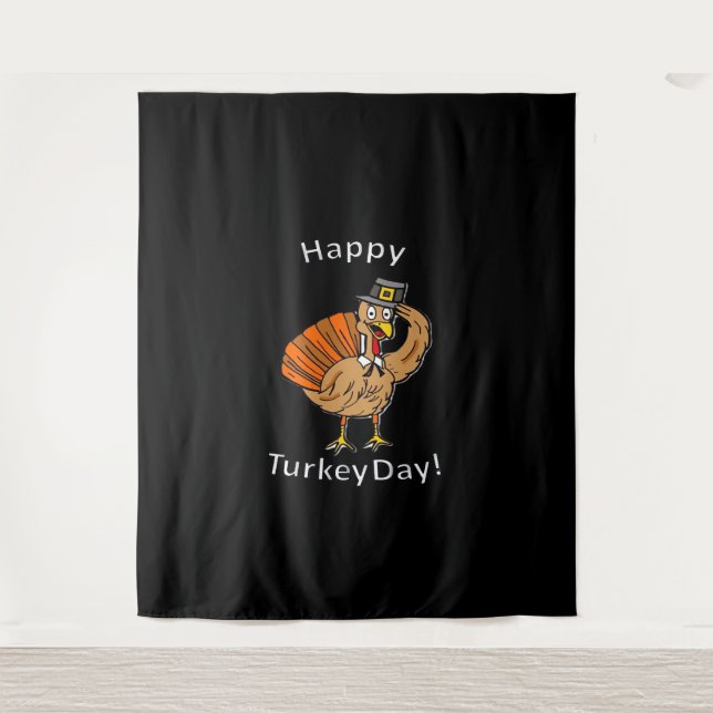 Tenture Thanksgiving (Style 2) T-shirt surdimensionné (Devant)