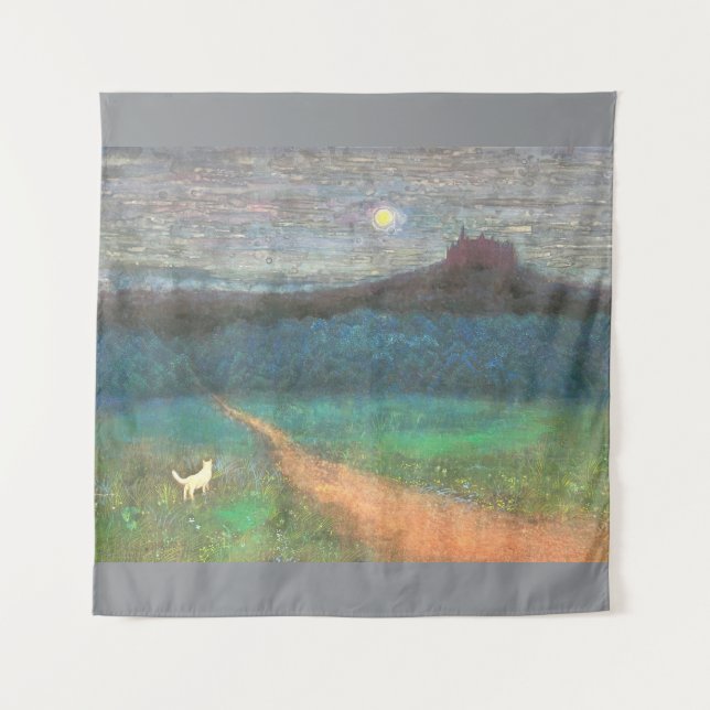 Tenture The Cat's Midnight Journey (Devant)
