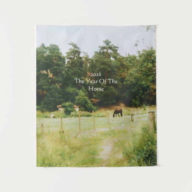 Tenture The Year Of The Horse, 2026,  (Devant)