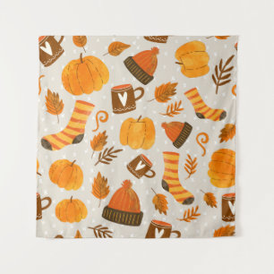Tenture Thème d'automne Carrelage Motif transparent